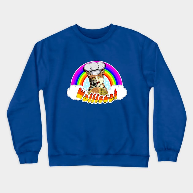 Wafflecat Crewneck Sweatshirt by R10Creator